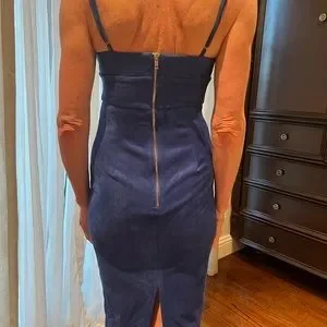 royal blue suede dress Royal Blue Mermaid Straps Velvet Prom Dress fg3158 – formalgowns main image 1